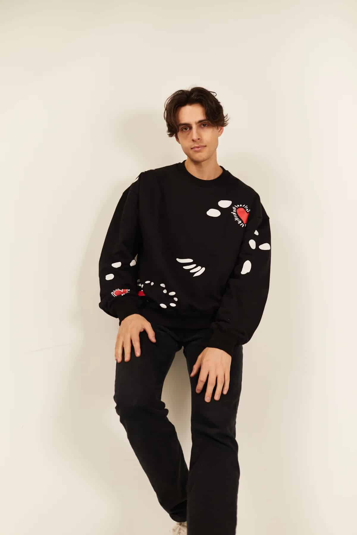 Heart Work Crew Neck | Sweatshirt for Men